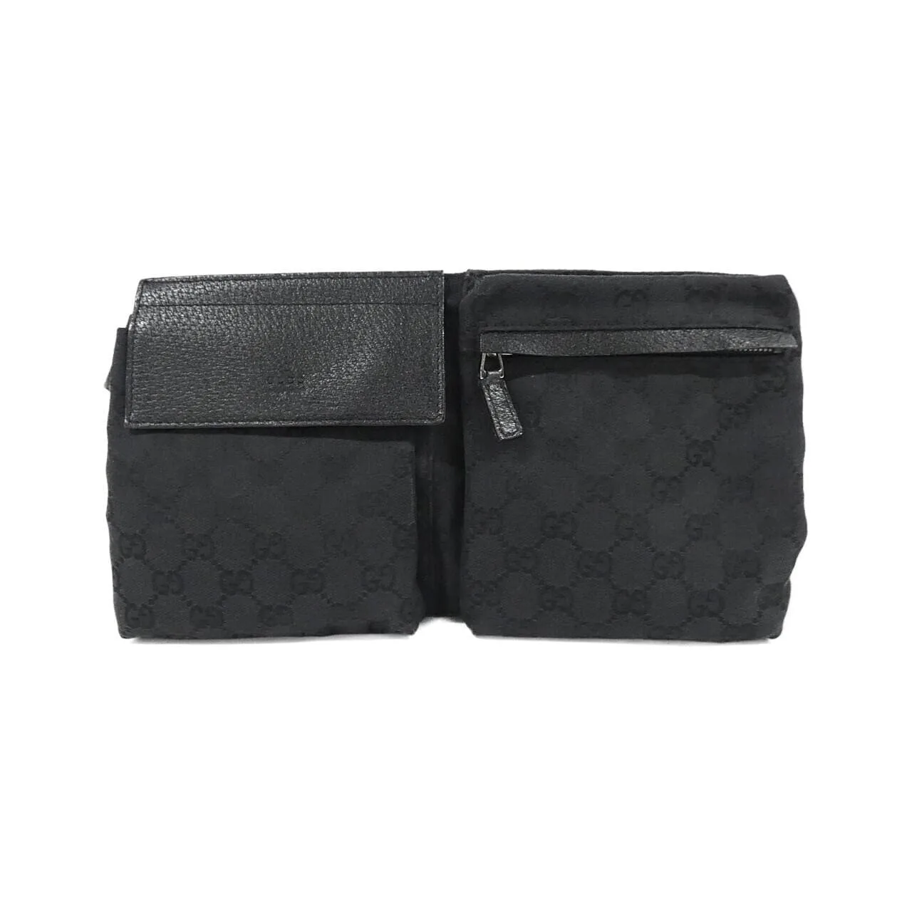 GUCCI 28566 Belt Canvas Black