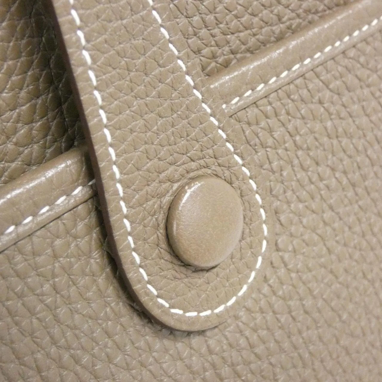 HERMES Evelyne 056277CK Shoulder Clemence Etoupe Clemence Leather Rank A - Thumbnail 6