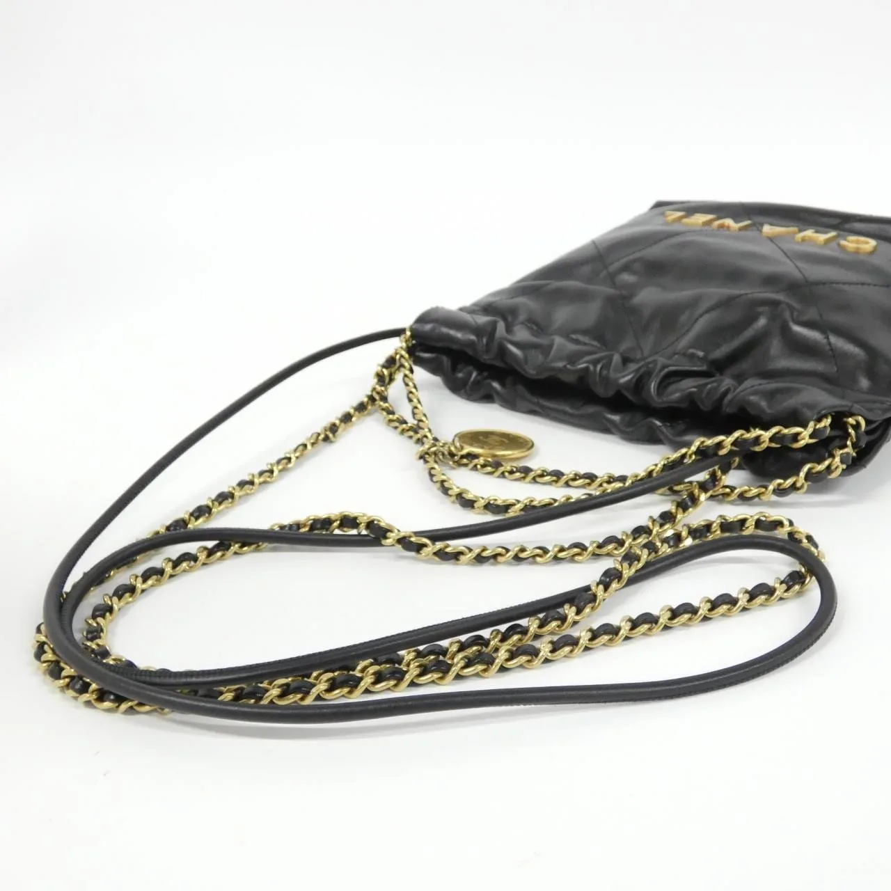 CHANEL Chanel 22 AS3980 Handbag 黑色 中古品A - 縮圖 5