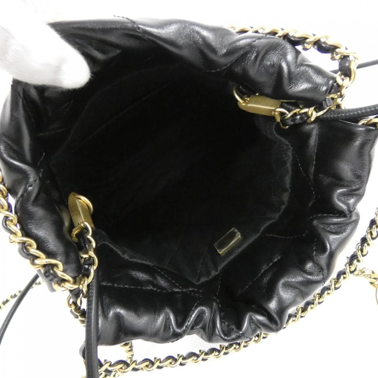 CHANEL Chanel 22 AS3980 Handbag 黑色 中古品A - 縮圖 6
