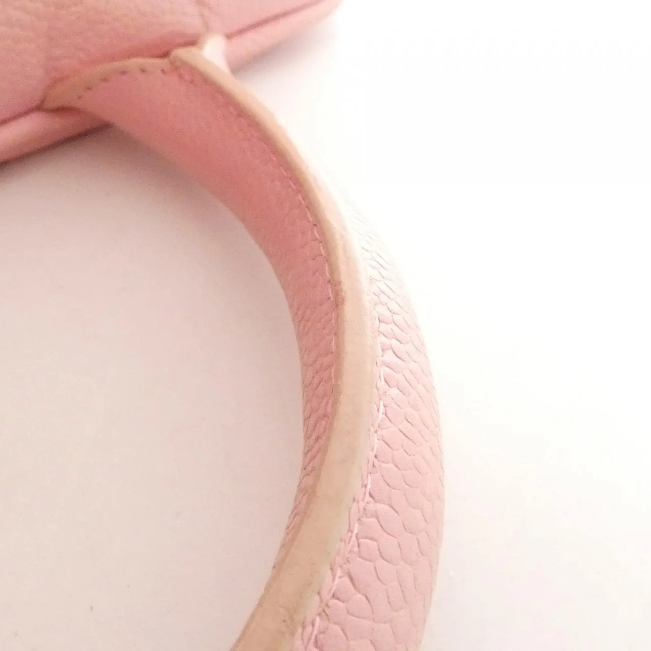 CHANEL 20996 Boston Grained Calfskin Pink Grained Calfskin Rank B - Thumbnail 7