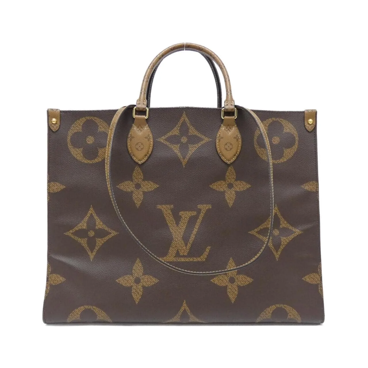 LOUIS VUITTON OnTheGo M44576 Handbag Monogram Black