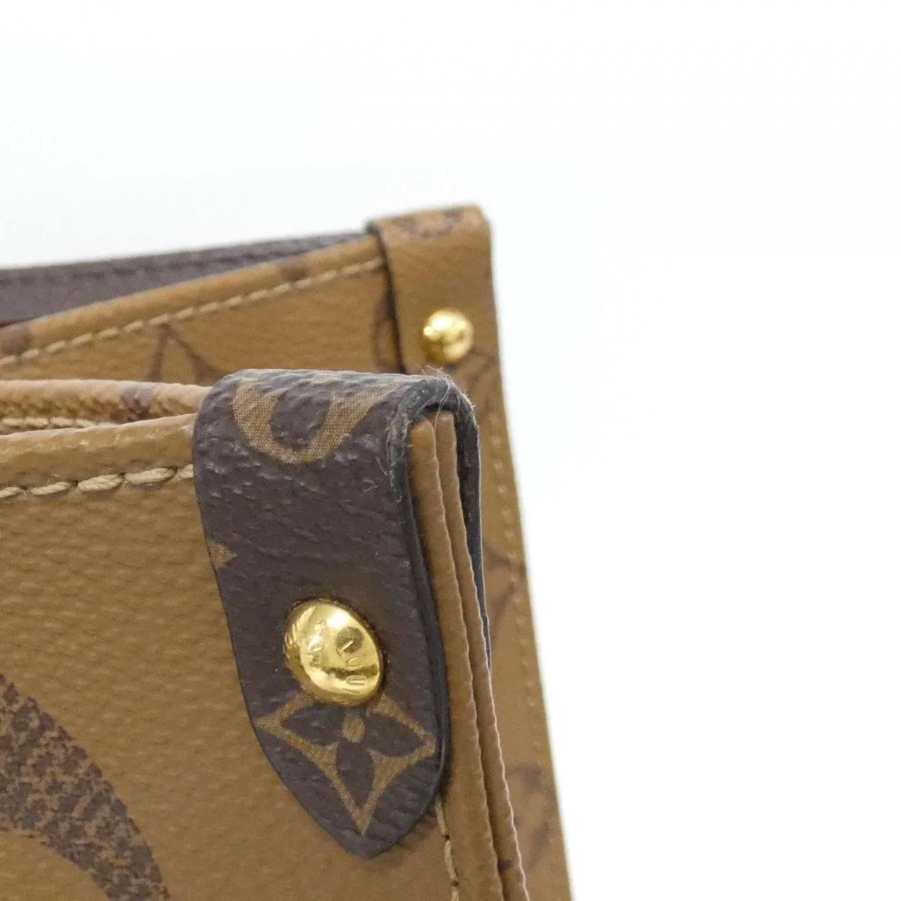 LOUIS VUITTON OnTheGo M44576 Handbag Monogram 黑色 Monogram 中古品A - 縮圖 4