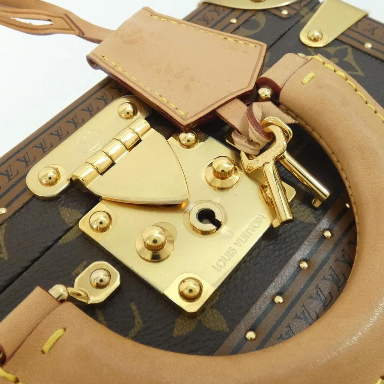 LOUIS VUITTON M45673 Handbag Monogram 黑色 Monogram 中古品A - 縮圖 3