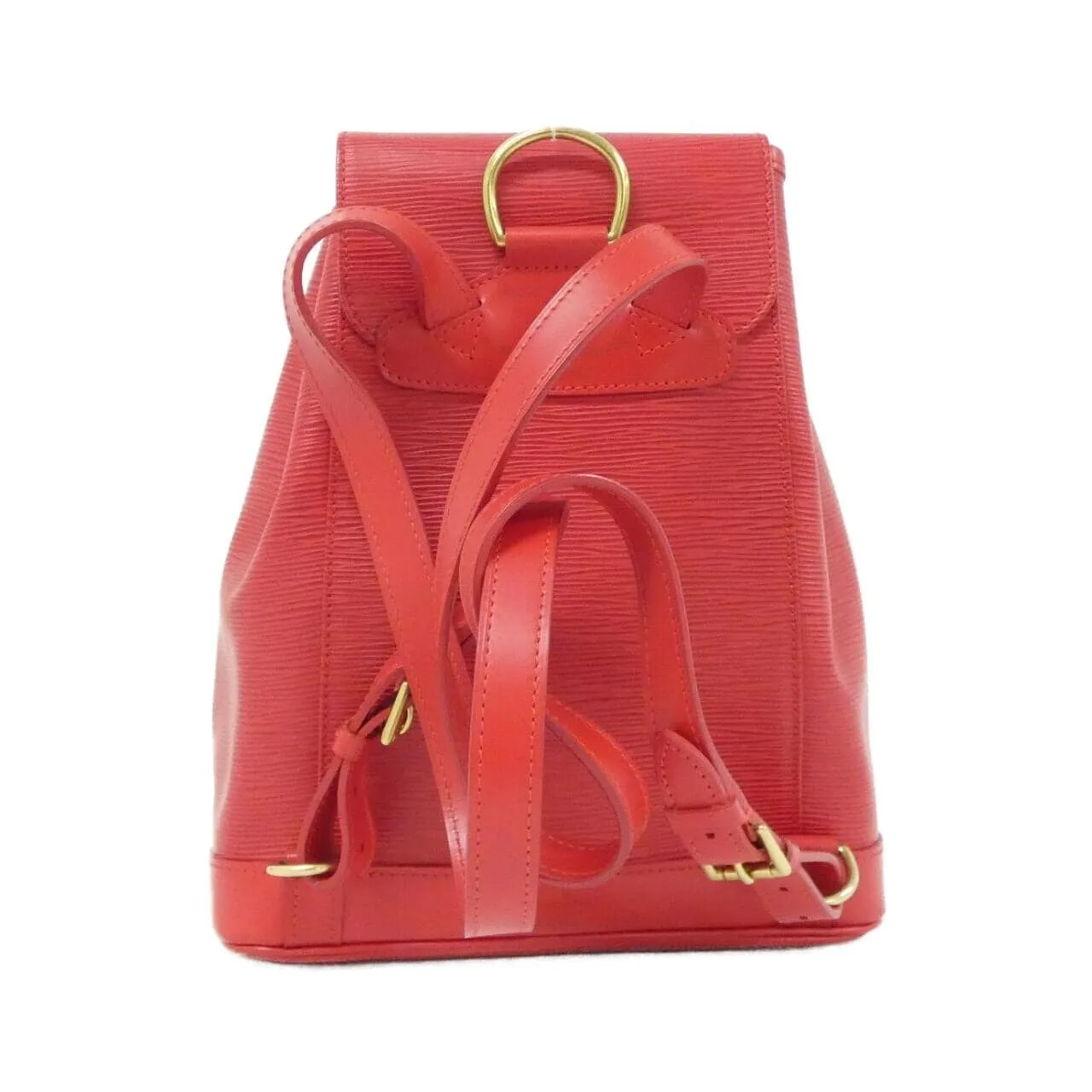 LOUIS VUITTON Montsouris Backpack Epi Red Epi Rank A - Thumbnail 2