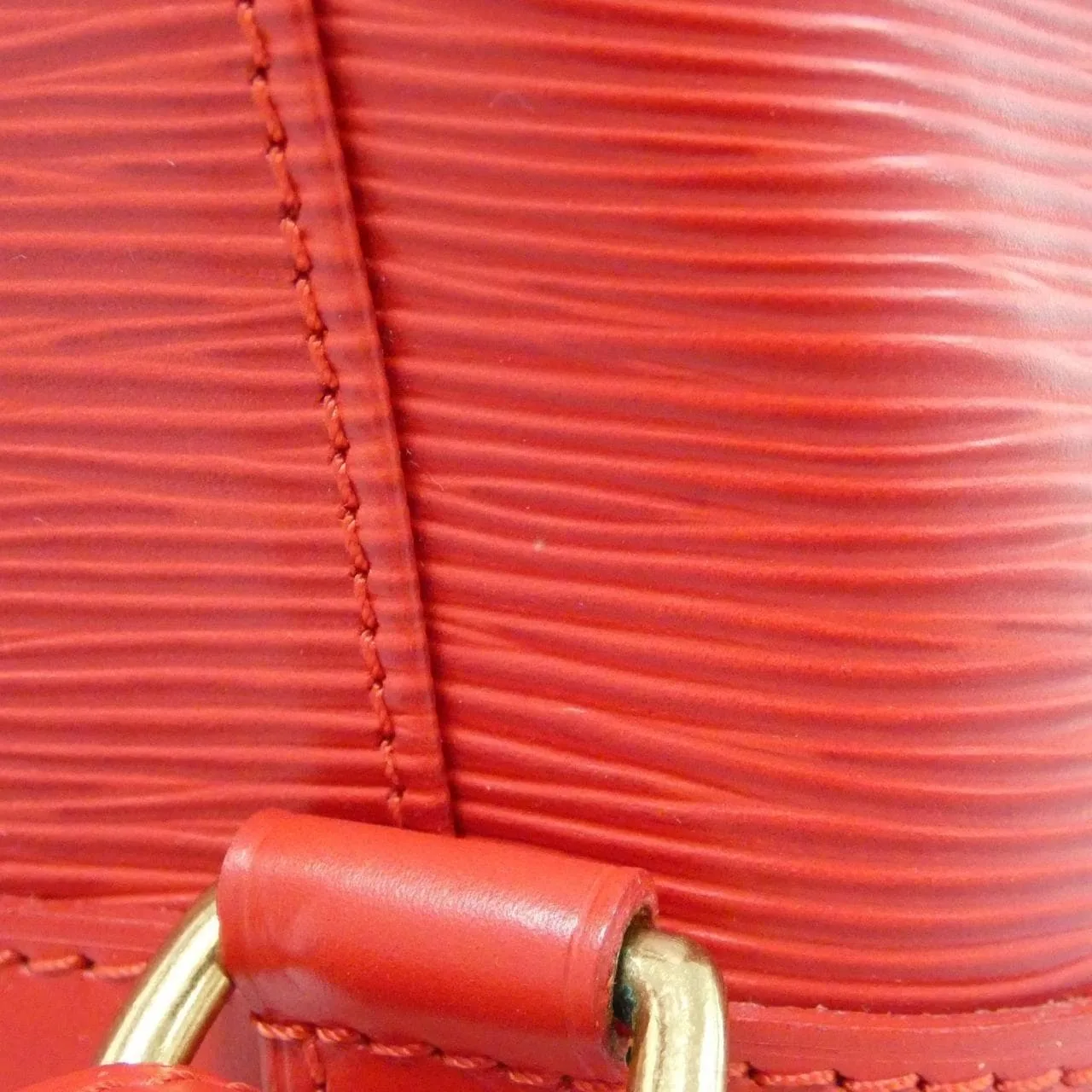 LOUIS VUITTON Montsouris Backpack Epi Red Epi Rank A - Thumbnail 4