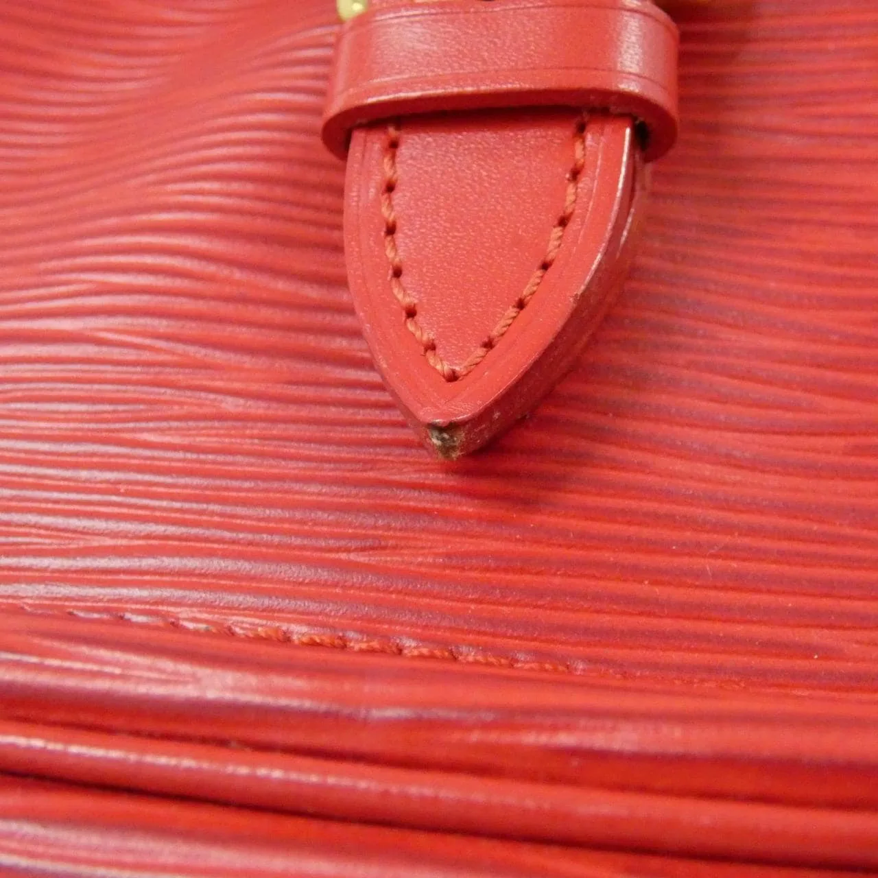 LOUIS VUITTON Montsouris Backpack Epi Red Epi Rank A - Thumbnail 6