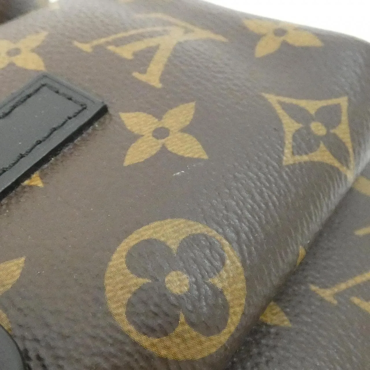 LOUIS VUITTON Christopher M45337 Shoulder Monogram 黑色 Monogram 中古品A - 縮圖 5