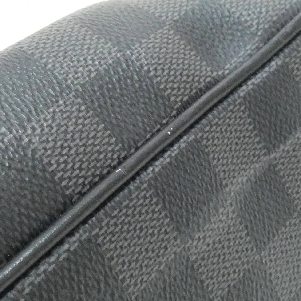 LOUIS VUITTON District N41029 Shoulder Damier 黑色 Damier 中古品A - 縮圖 7