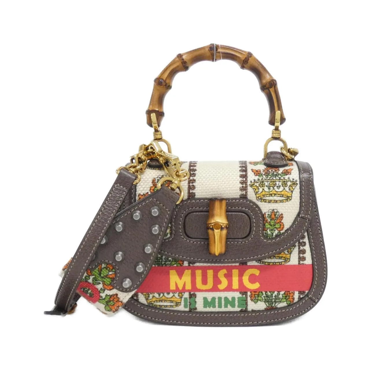 GUCCI 676300 Handbag Canvas