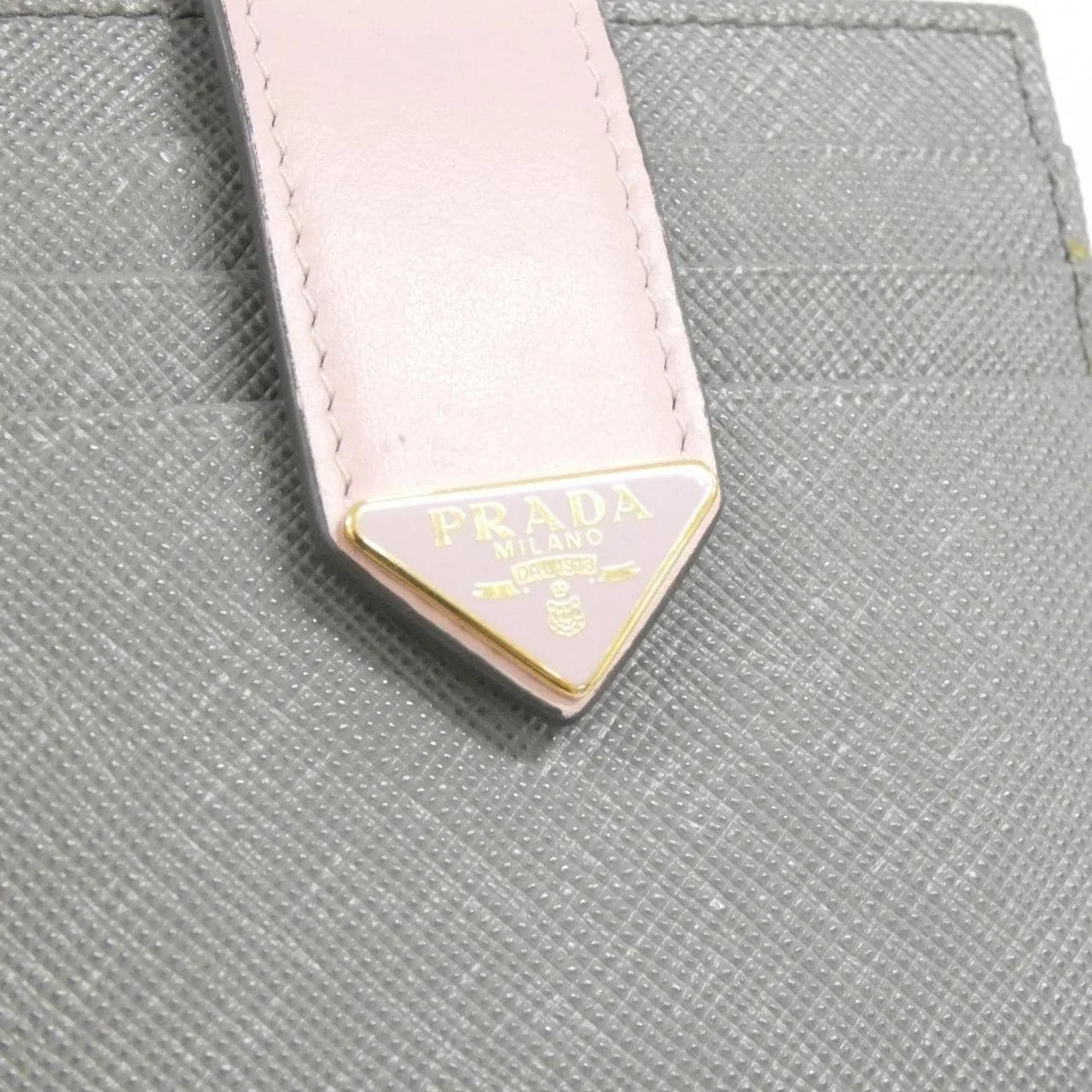 PRADA 1ML047 銀包 黑色 中古品A - 縮圖 3
