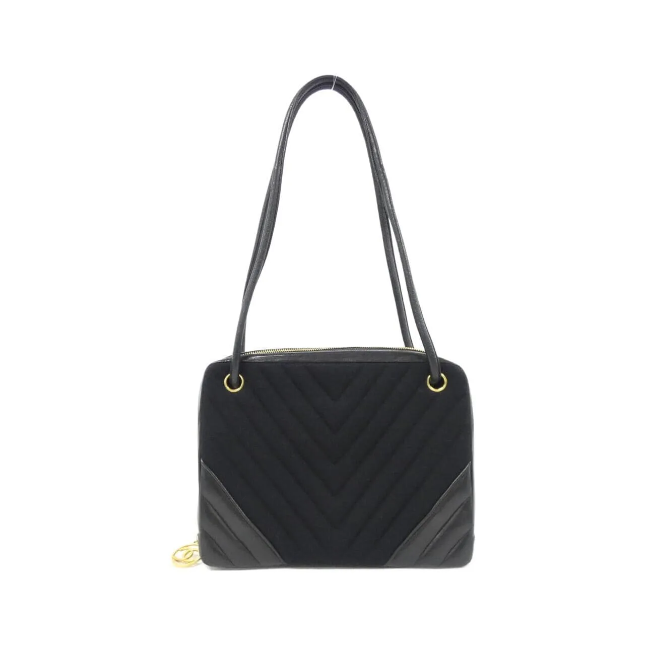 CHANEL 肩背包 帆布 Black