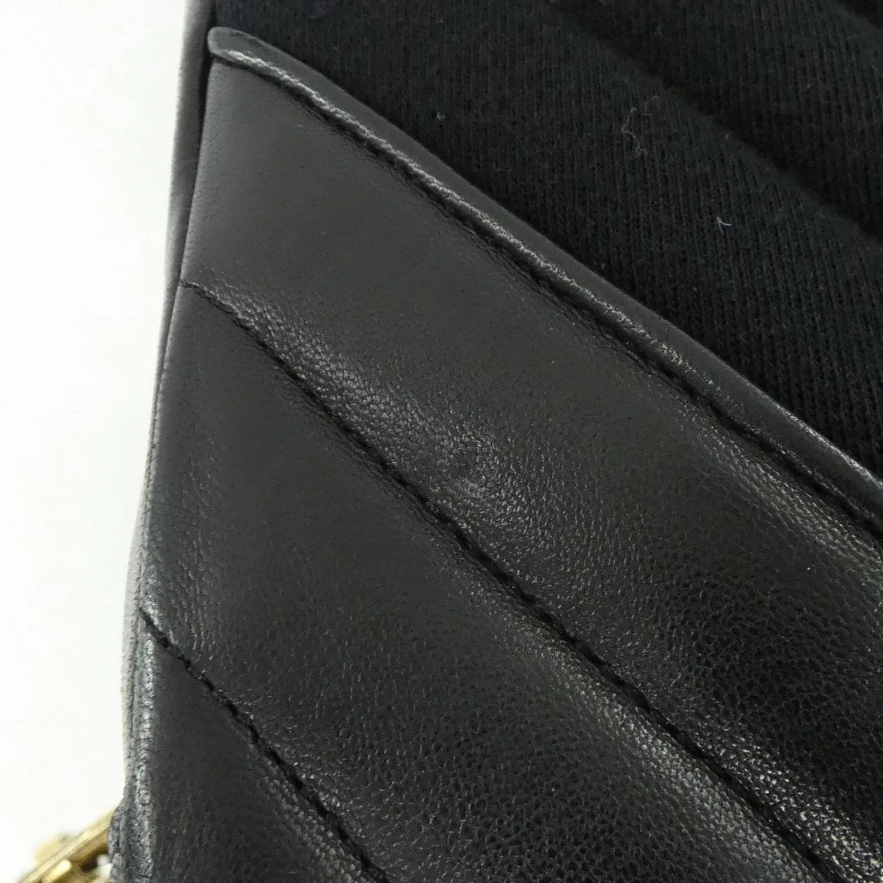 CHANEL 肩背包 帆布 黑色 帆布 中古品A - 縮圖 5