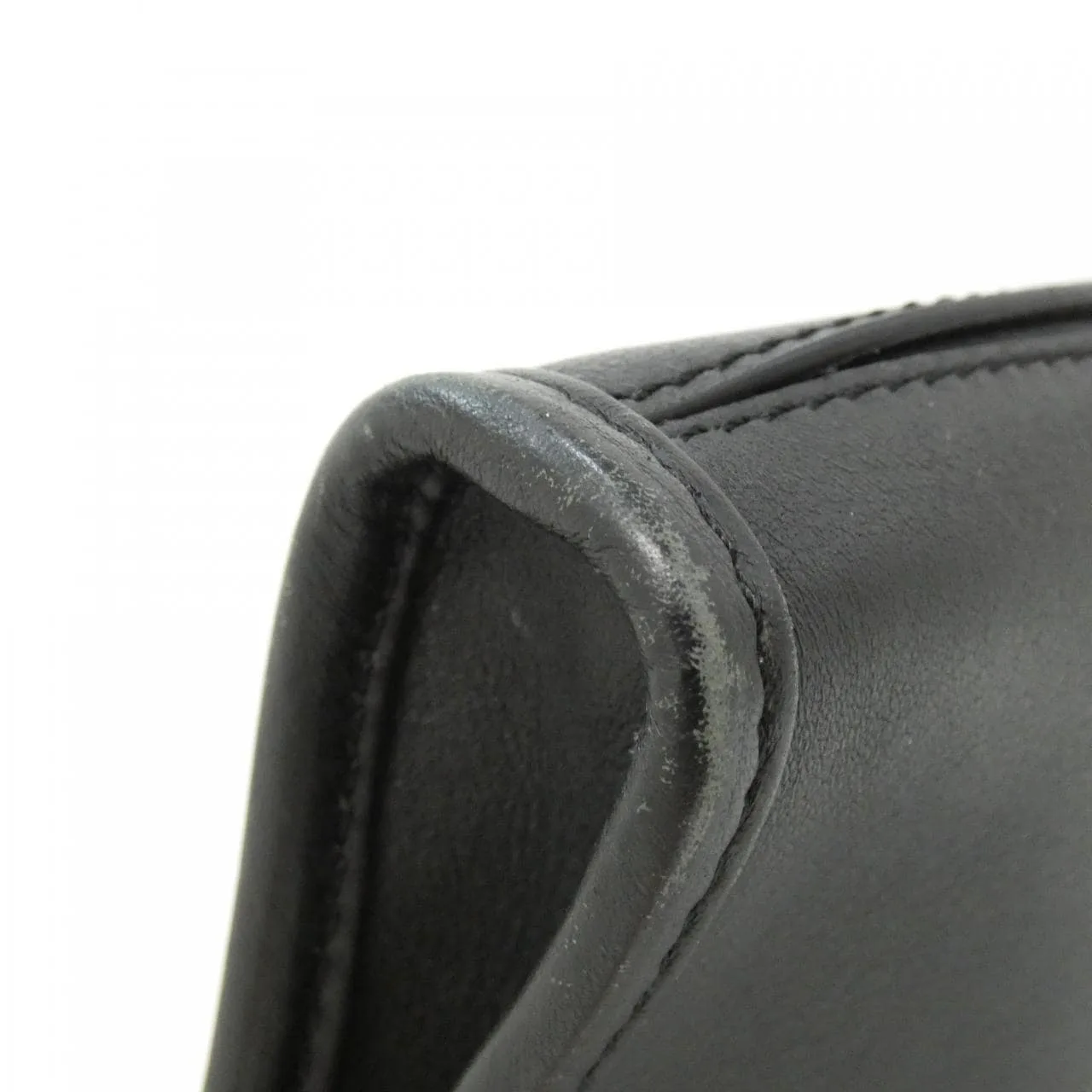 LOEWE Handbag Leather Black Leather Rank B - Thumbnail 3
