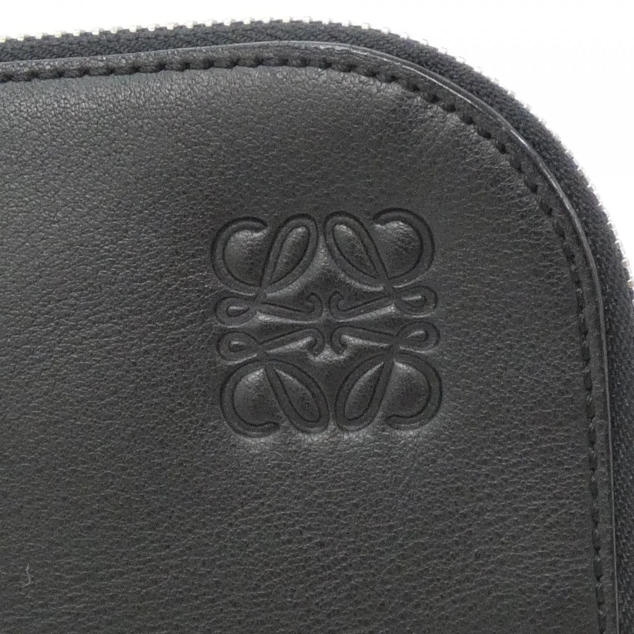 LOEWE Handbag Leather Black Leather Rank B - Thumbnail 4
