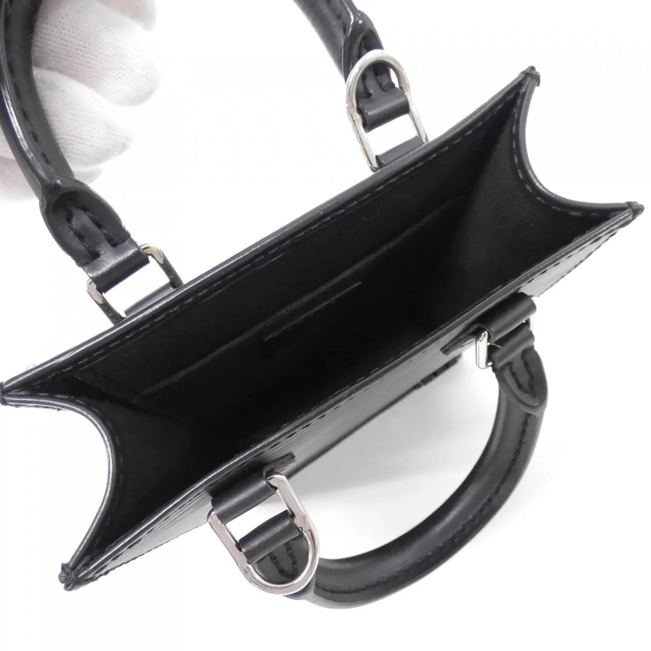 LOUIS VUITTON M69441 Handbag Epi 黑色 Epi 中古品A - 縮圖 5
