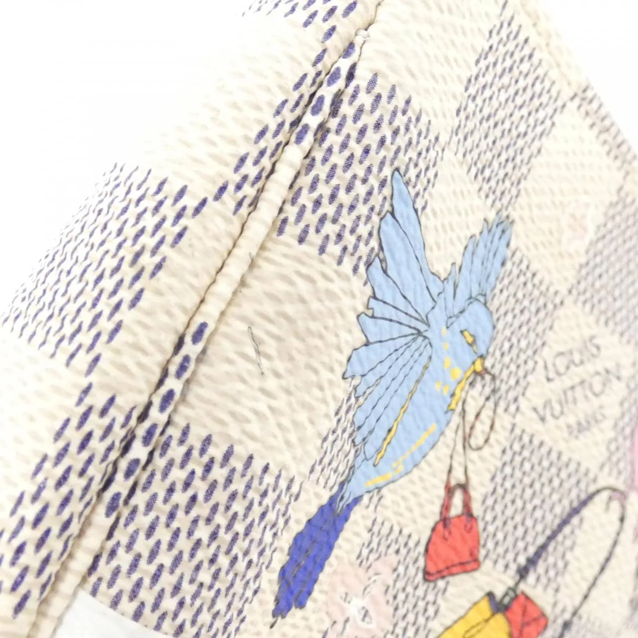 LOUIS VUITTON Pochette N64451 Pochette Damier 黑色 Damier 中古品A - 縮圖 5