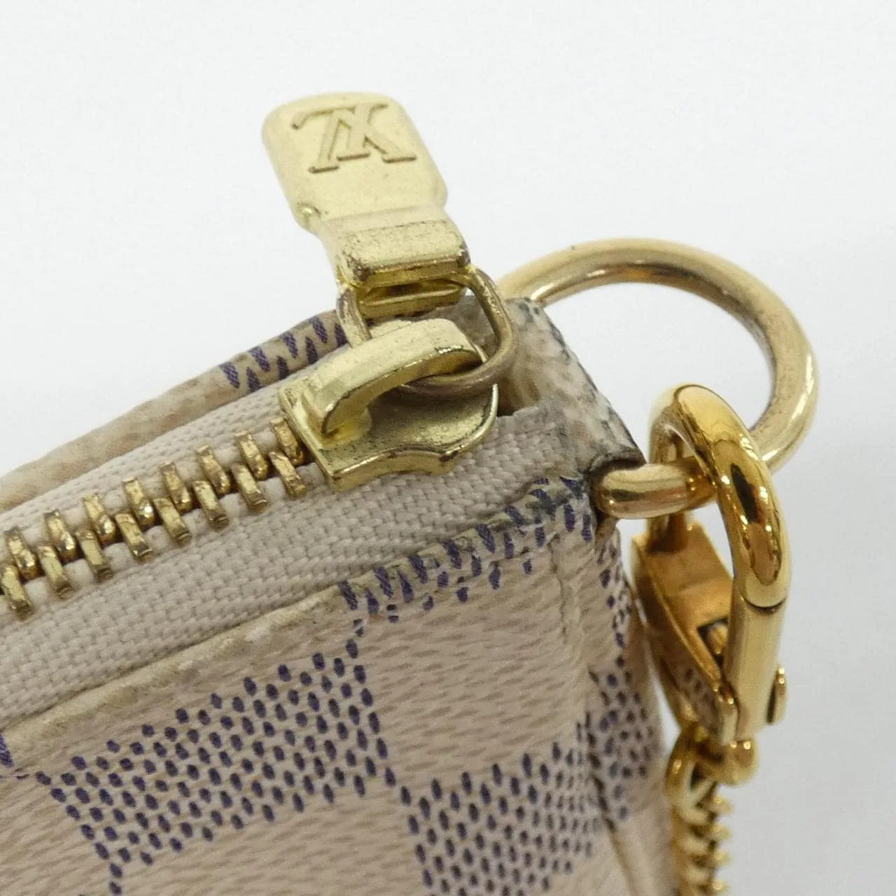 LOUIS VUITTON Pochette N64451 Pochette Damier 黑色 Damier 中古品A - 縮圖 7