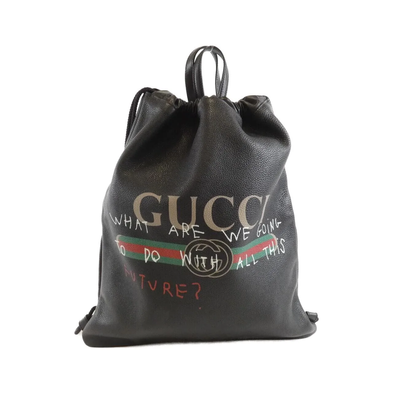 GUCCI 494053 0FSA0 背包 皮革 Black
