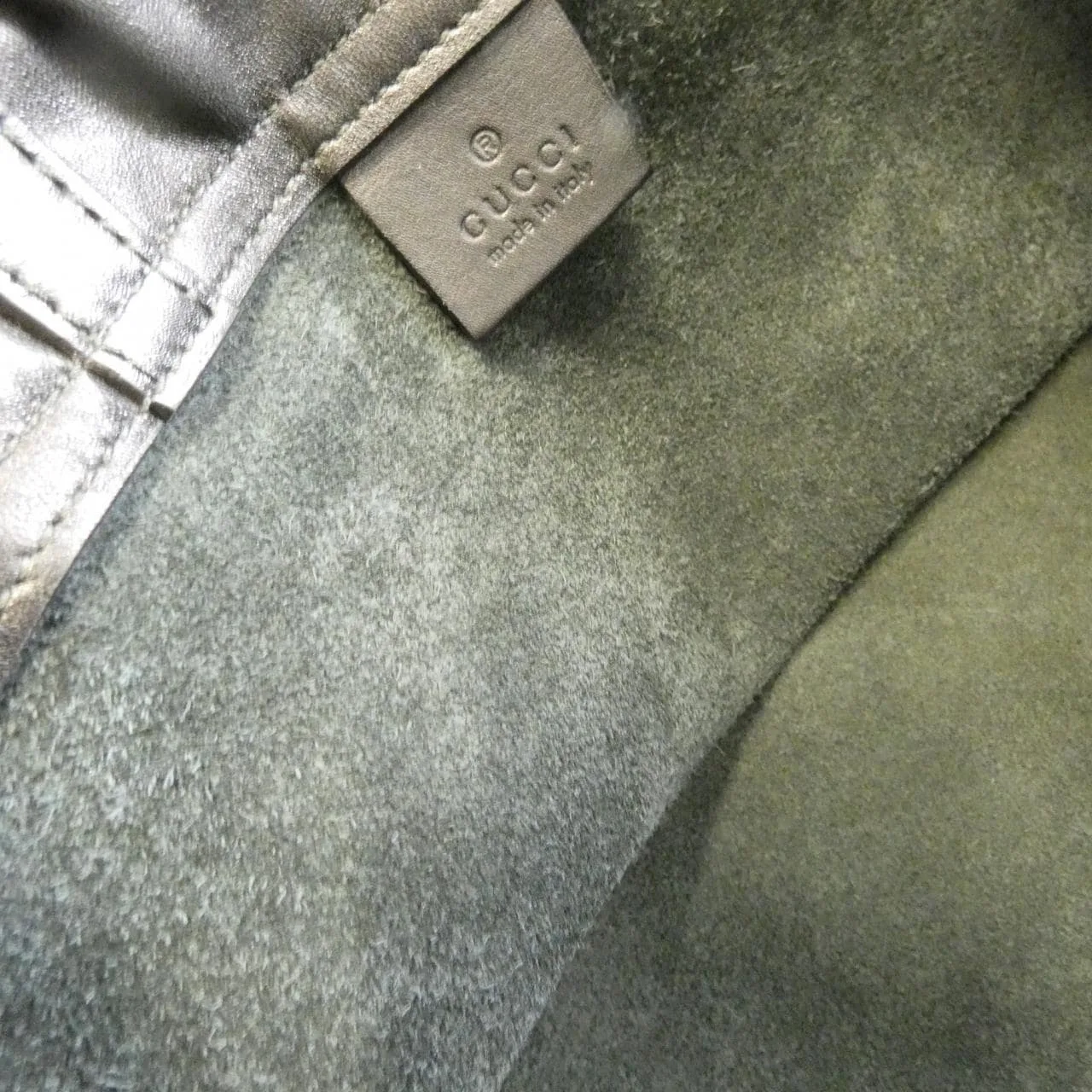 GUCCI 494053 0FSA0 背包 皮革 黑色 皮革 中古品A - 縮圖 7