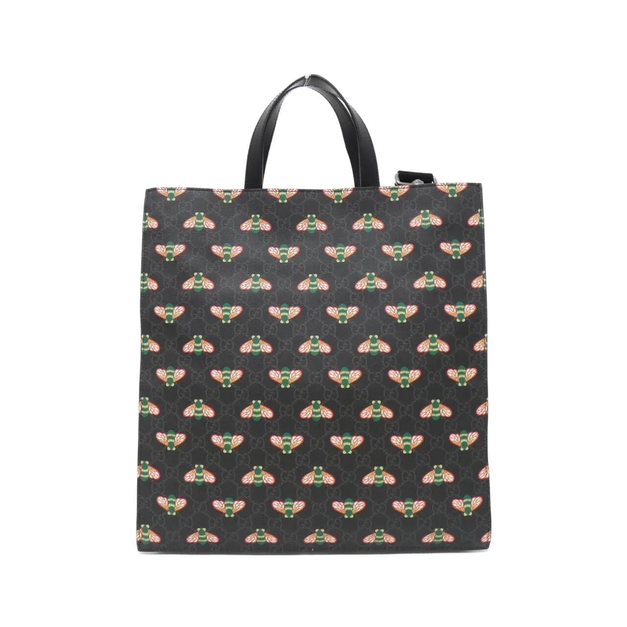 GUCCI 681298 UIEBN 手提包 帆布 黑色 帆布 中古品A - 縮圖 2