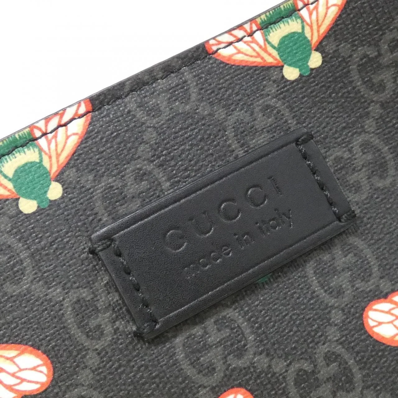 GUCCI 681298 UIEBN 手提包 帆布 黑色 帆布 中古品A - 縮圖 5