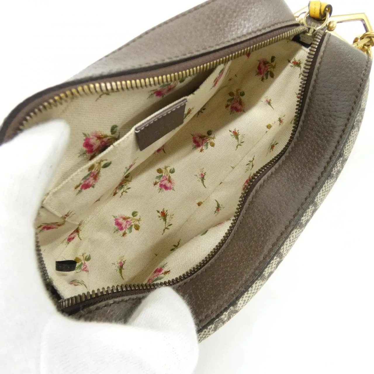 GUCCI 476466 K9GVT Shoulder Canvas 黑色 帆布 中古品A - 縮圖 9