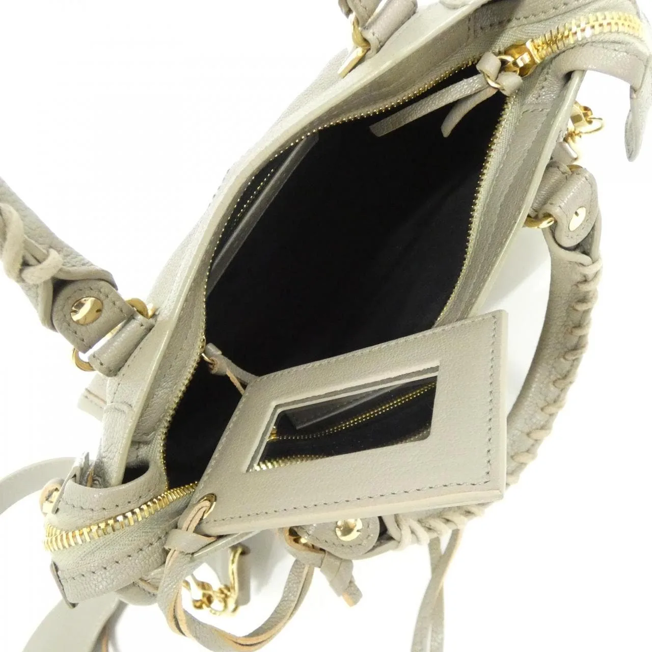 BALENCIAGA 390160 AQ41G Handbag Black Rank A - Thumbnail 10