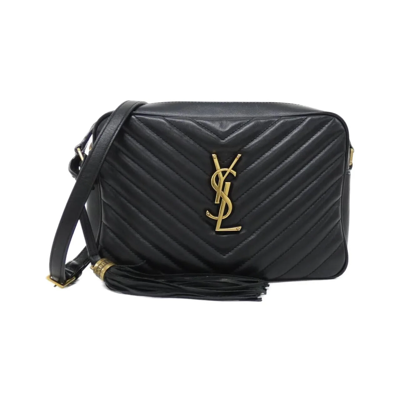 SAINT LAURENT 612544 DV707 Shoulder Black