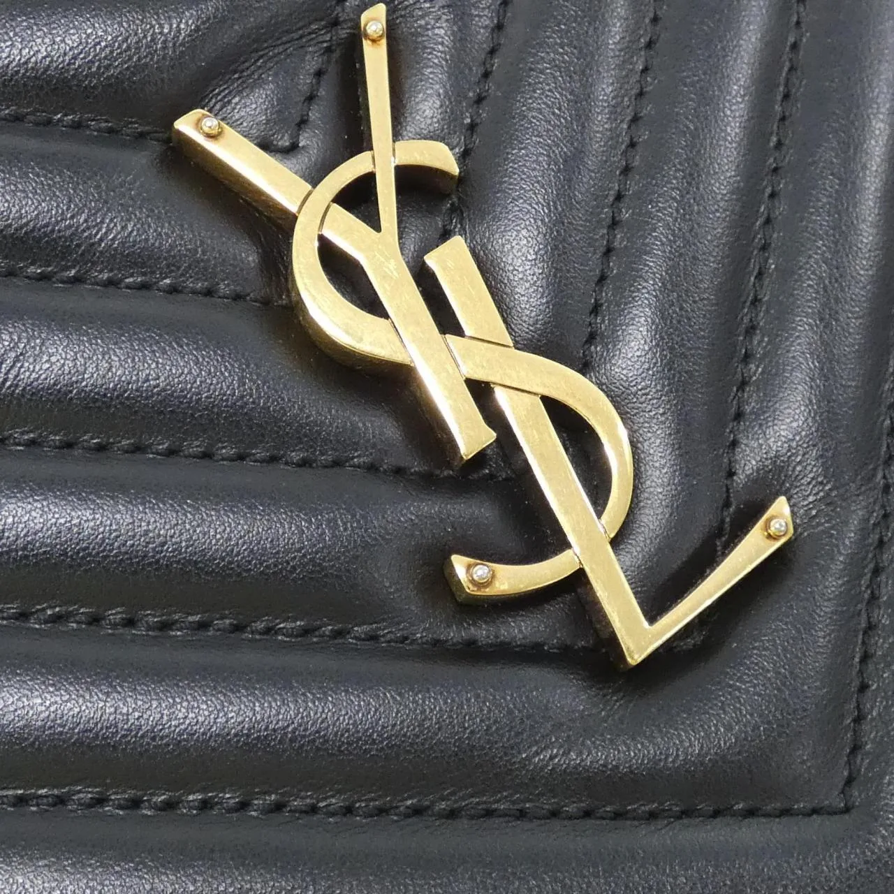 SAINT LAURENT 612544 DV707 Shoulder Black Rank A - Thumbnail 4