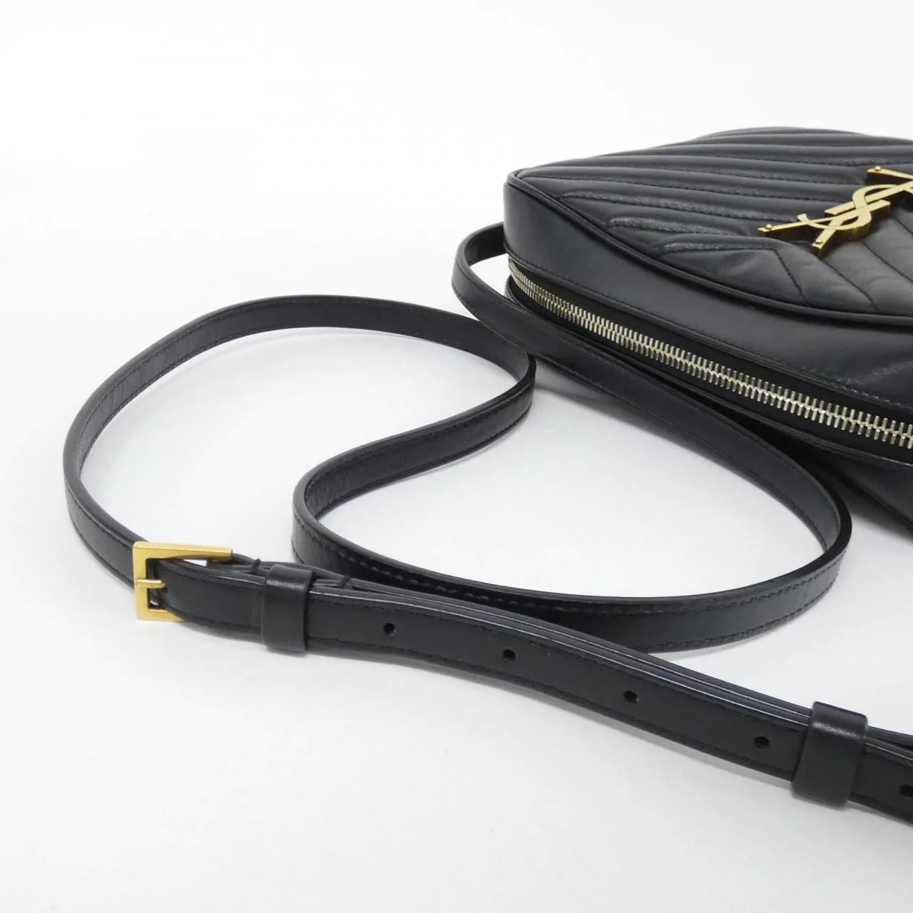 SAINT LAURENT 612544 DV707 Shoulder Black Rank A - Thumbnail 5