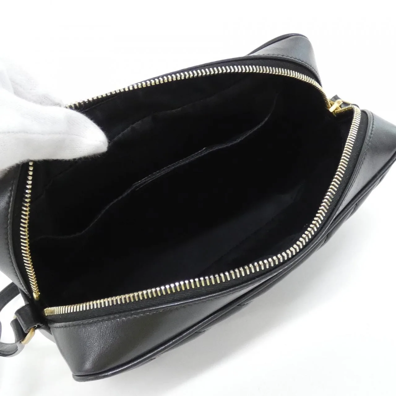 SAINT LAURENT 612544 DV707 Shoulder Black Rank A - Thumbnail 7