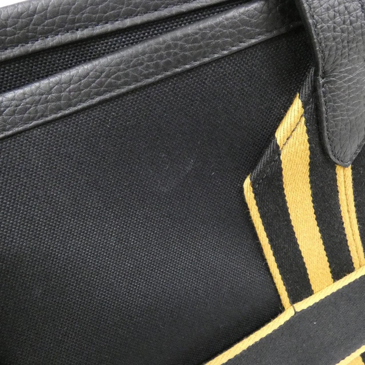 HERMES 083894CA Handbag Clemence Black Clemence Leather Rank A - Thumbnail 4