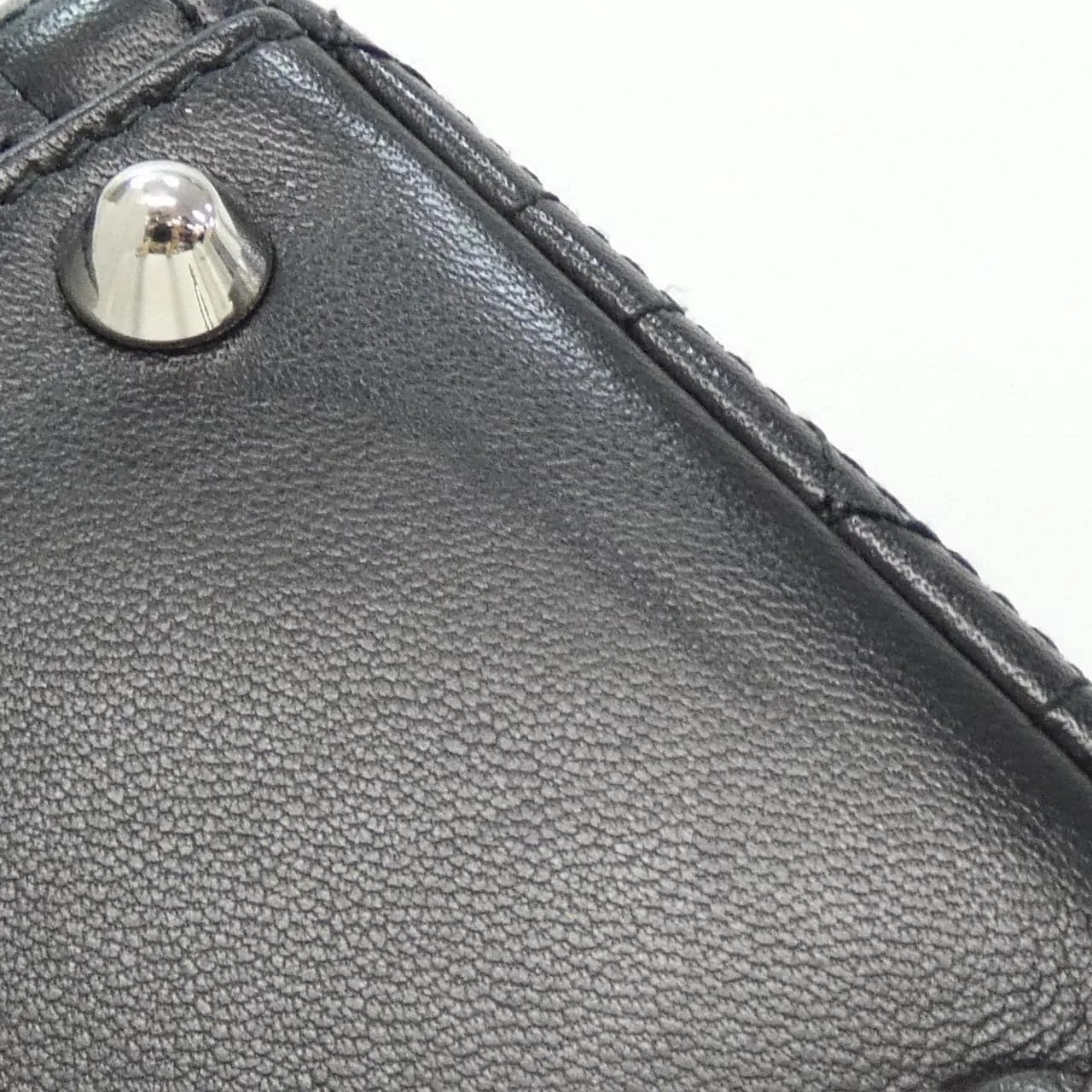 DIOR Lady Dior CAL44561 Handbag Lambskin Black Lambskin Rank A - Thumbnail 3