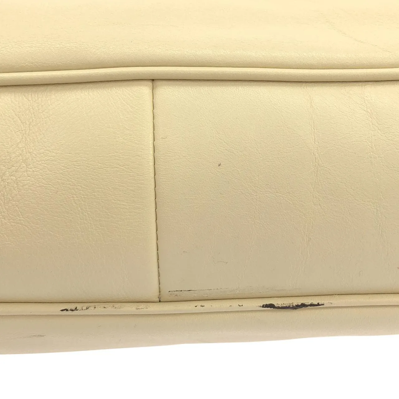 GUCCI 153010 肩背包 皮革 白色 皮革 中古品B - 縮圖 3