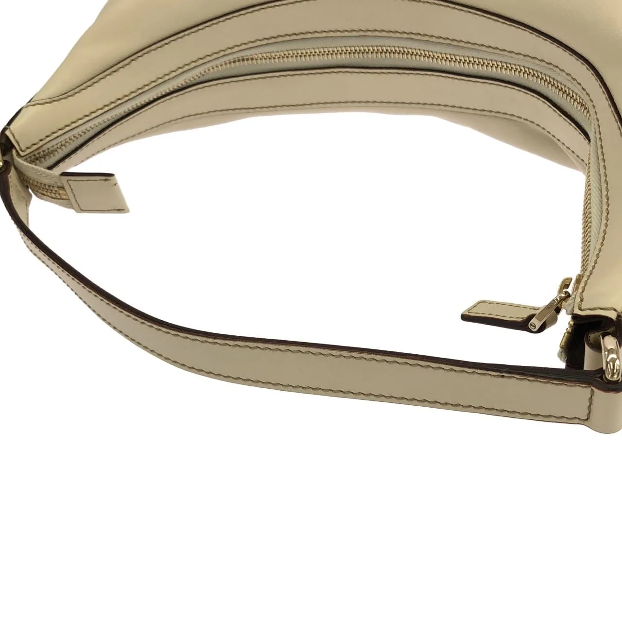 GUCCI 153010 肩背包 皮革 白色 皮革 中古品B - 縮圖 9