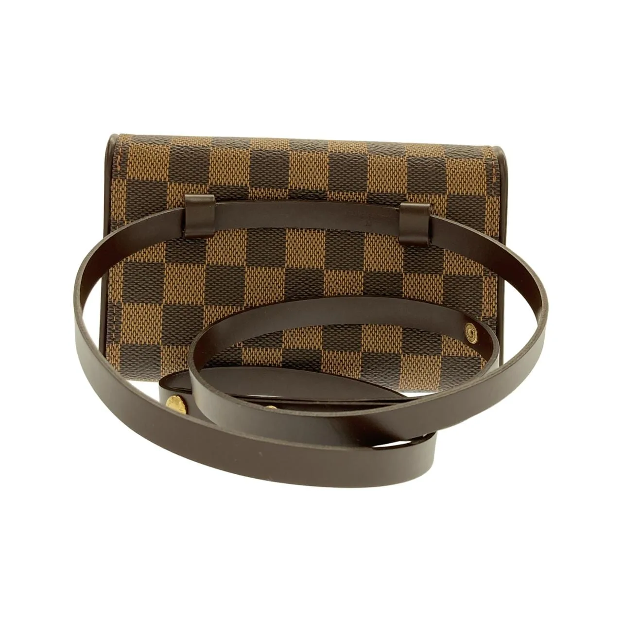 LOUIS VUITTON Pochette N51857+M68212 Belt Damier 2