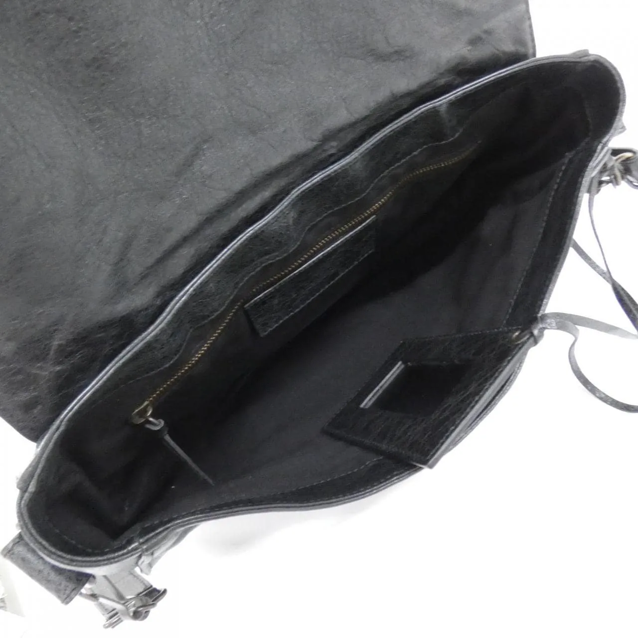 BALENCIAGA 285346 D94IT Shoulder Leather Black Leather Rank A - Thumbnail 8