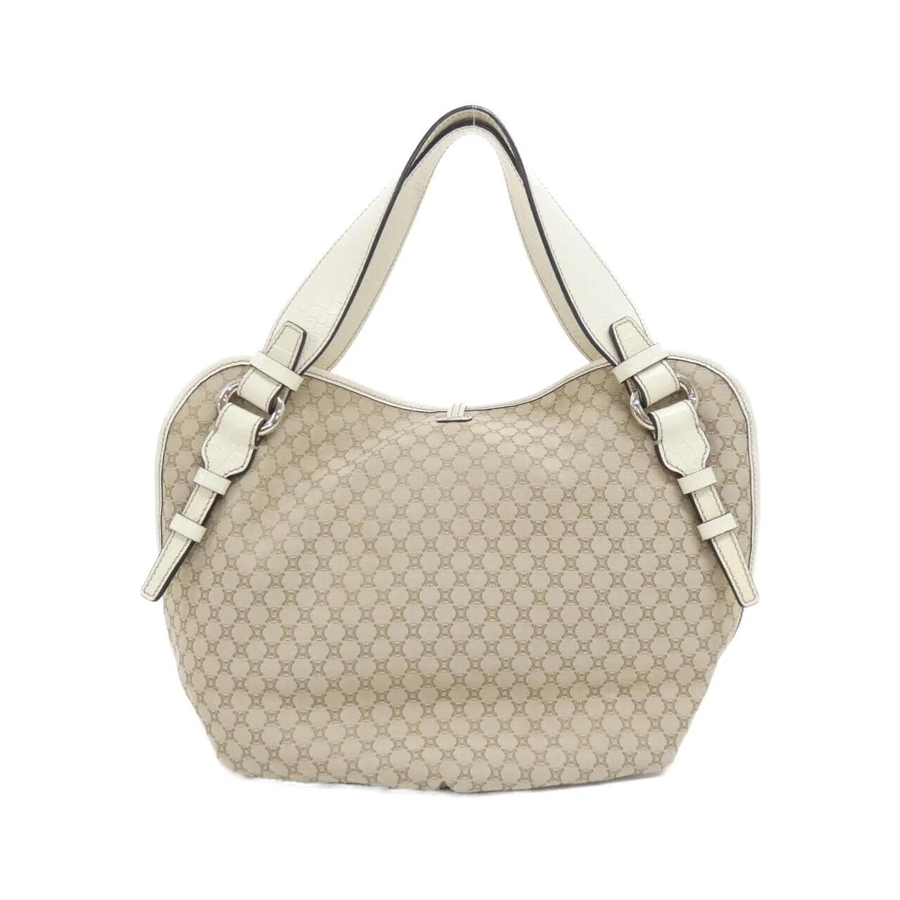 CELINE 160662BUN Shoulder Canvas White Canvas Rank A - Thumbnail 2