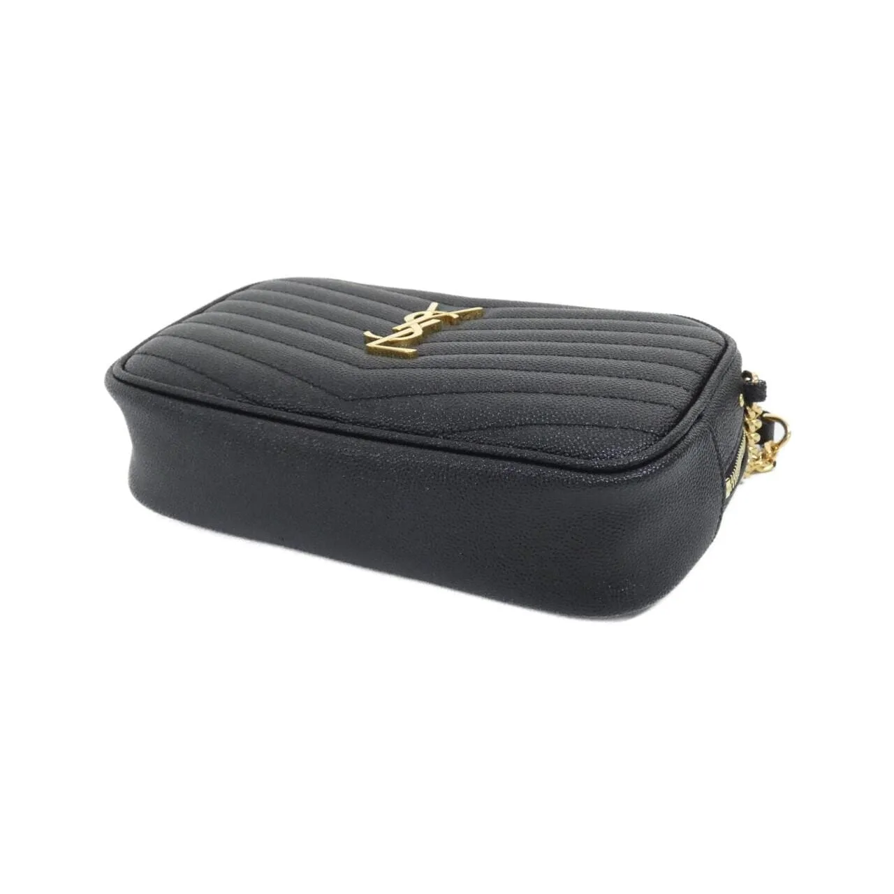 SAINT LAURENT 612579 1GF01 肩背包 黑色 中古品A - 縮圖 3