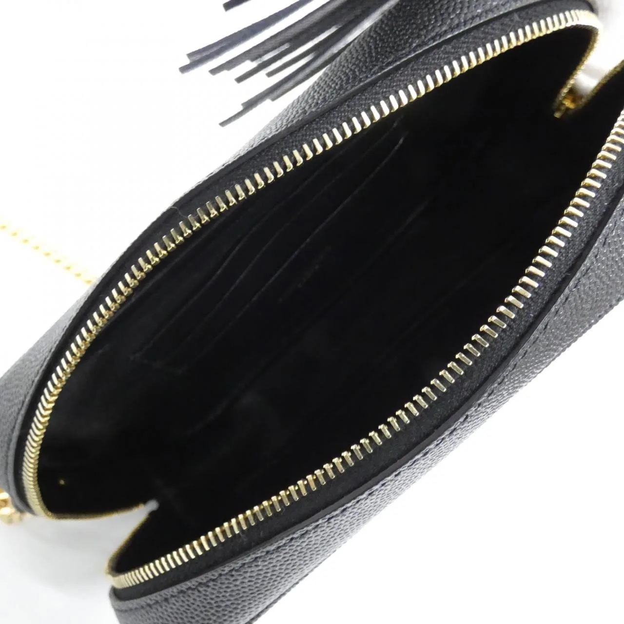 SAINT LAURENT 612579 1GF01 肩背包 黑色 中古品A - 縮圖 6