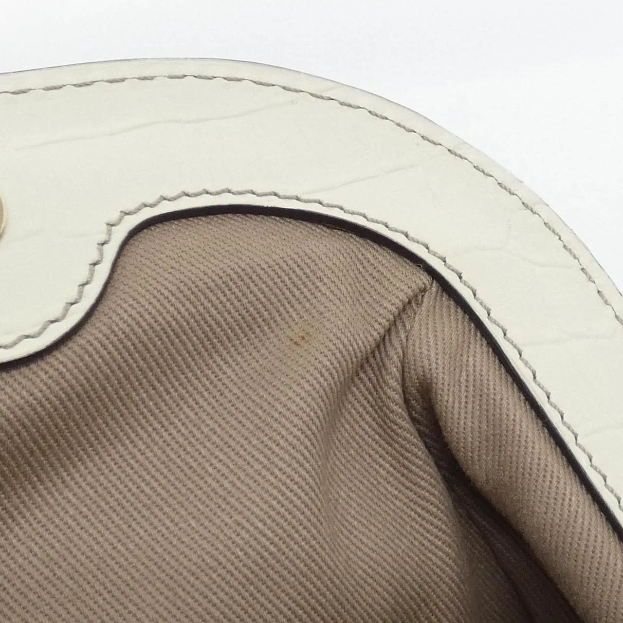 CELINE Handbag Canvas White Canvas Rank A - Thumbnail 8