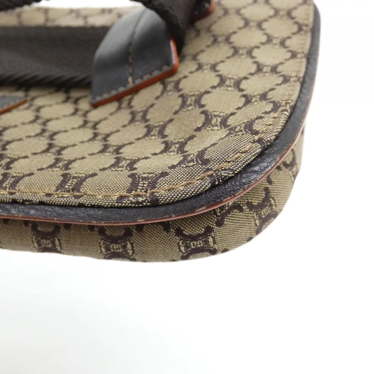 CELINE Belt Canvas Beige Canvas Rank A - Thumbnail 3