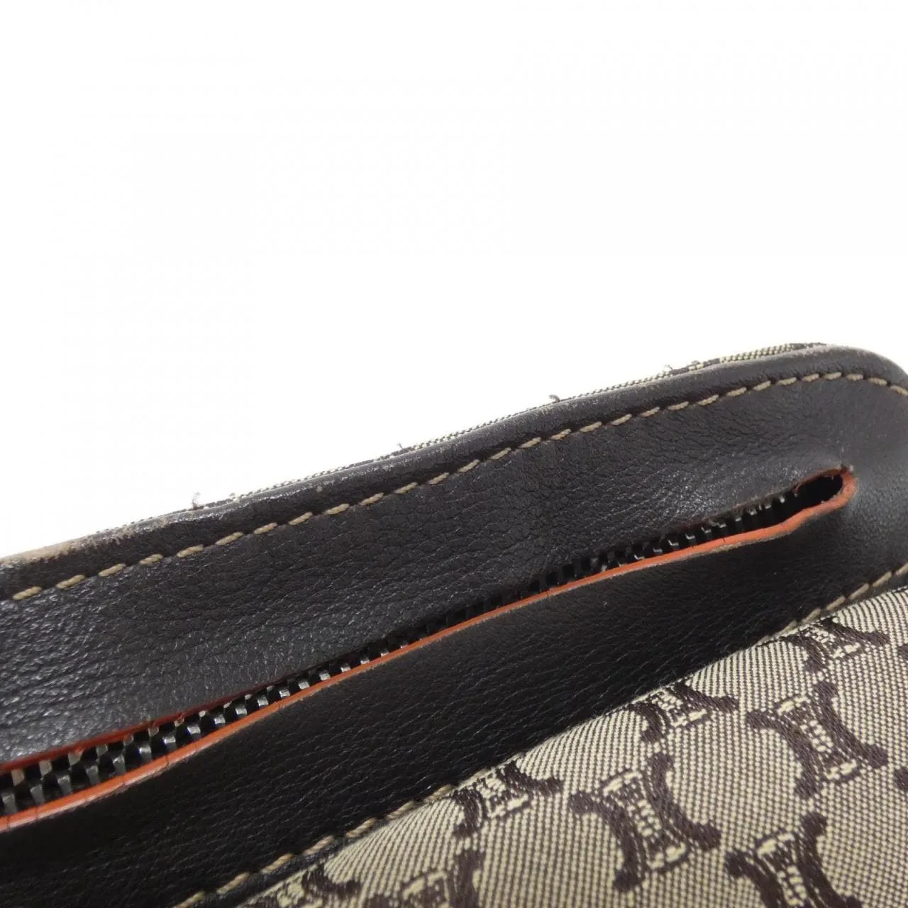 CELINE Belt Canvas Beige Canvas Rank A - Thumbnail 5