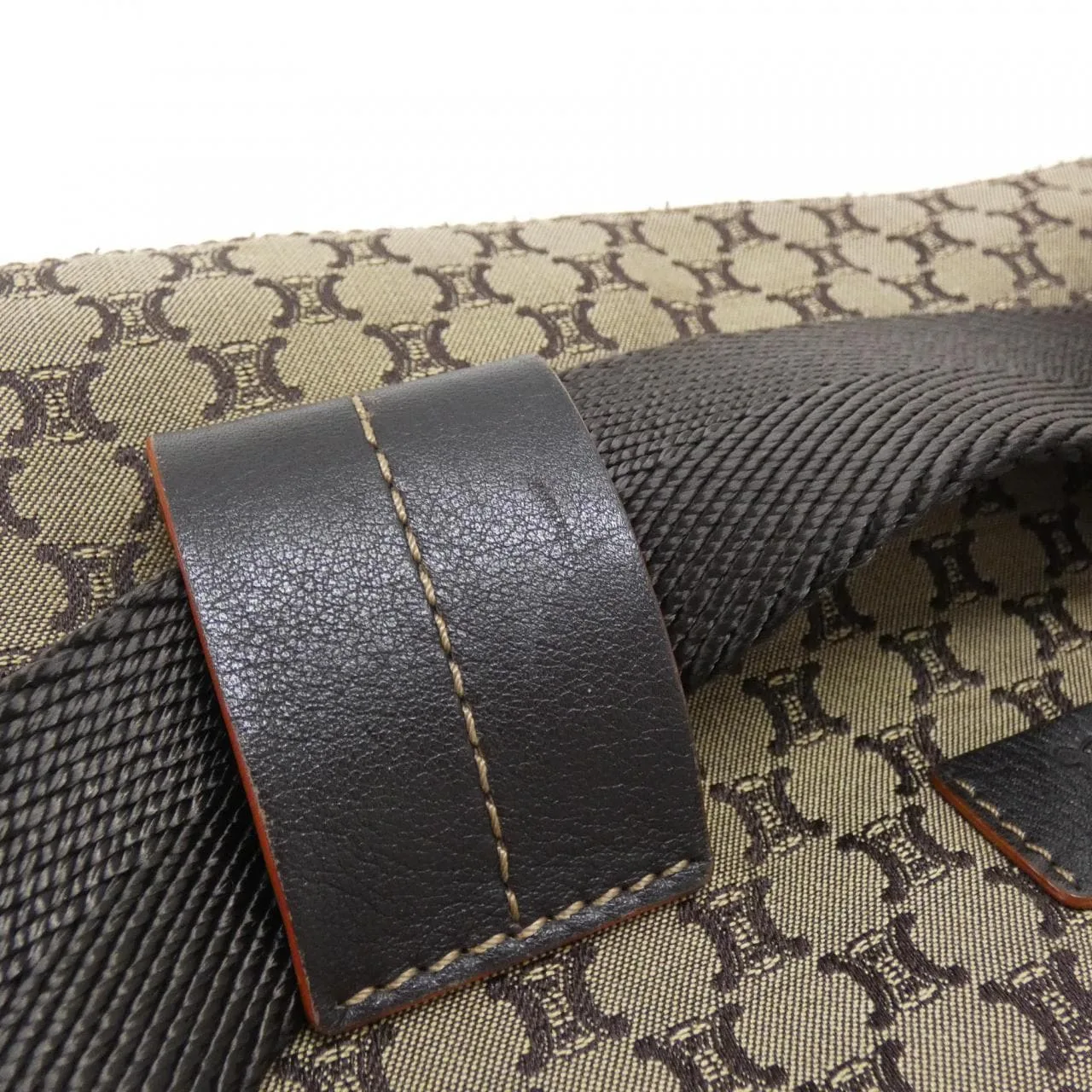 CELINE Belt Canvas Beige Canvas Rank A - Thumbnail 7