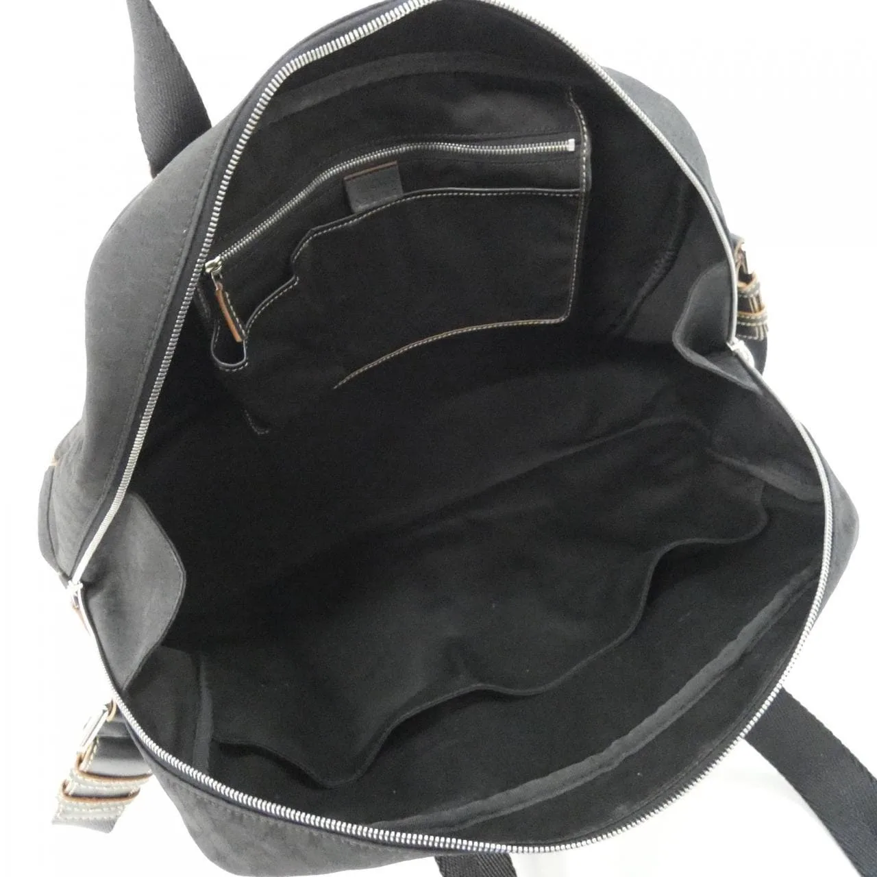 CELINE Boston Canvas Black Canvas Rank A - Thumbnail 9
