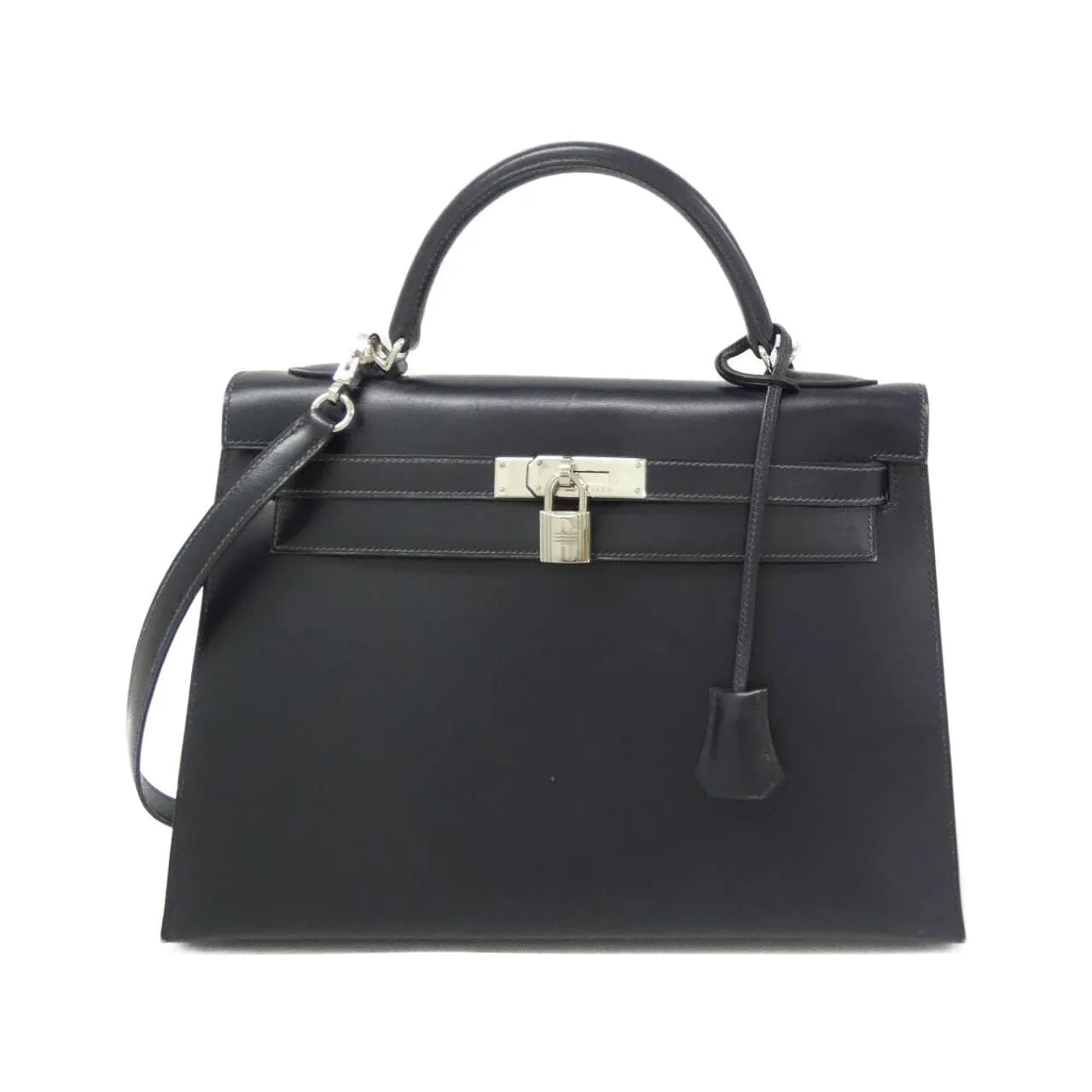 HERMES Kelly 020069CK Handbag Box Calf