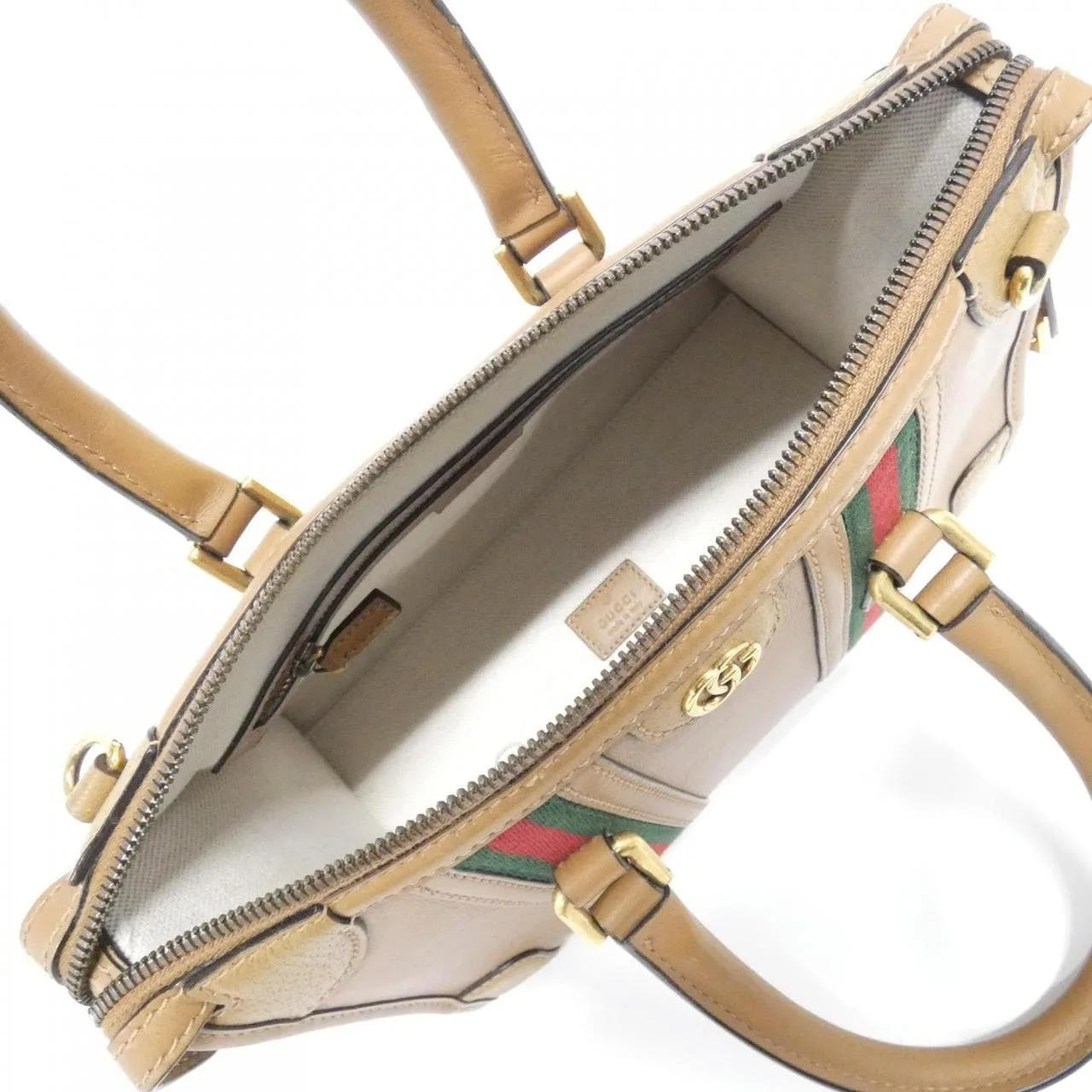 GUCCI 715772 AAA0D 手提包 皮革 黑色 皮革 中古品A - 縮圖 9