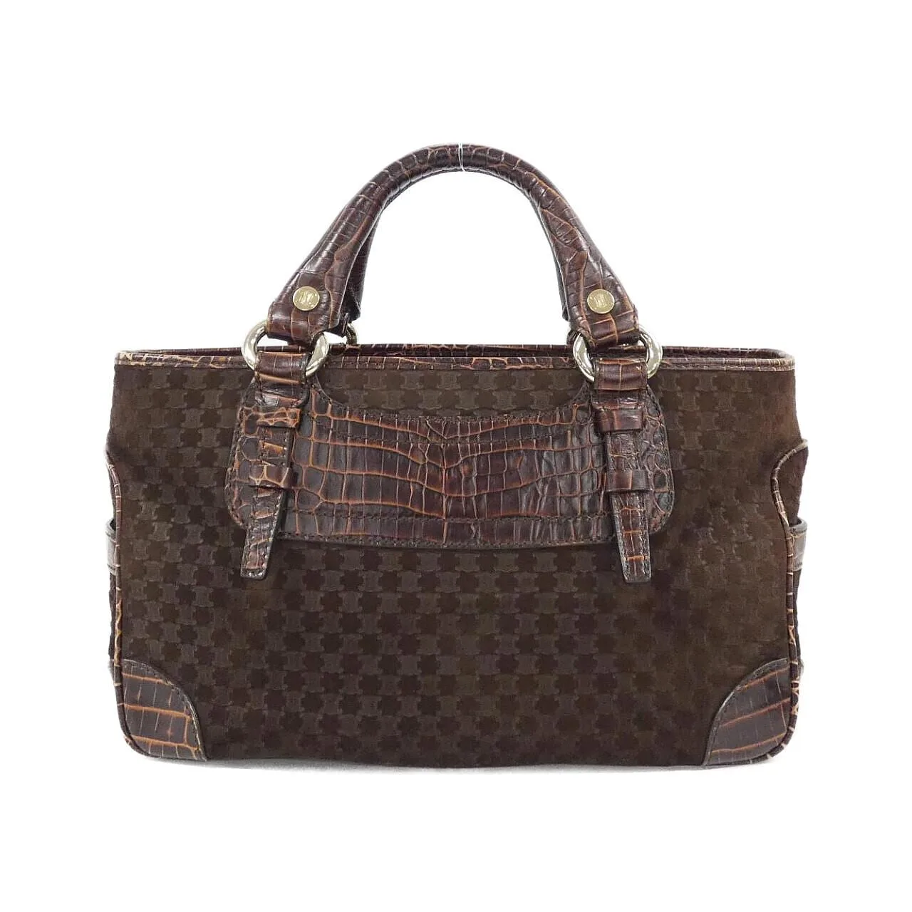 CELINE Boogie Handbag Leather Brown