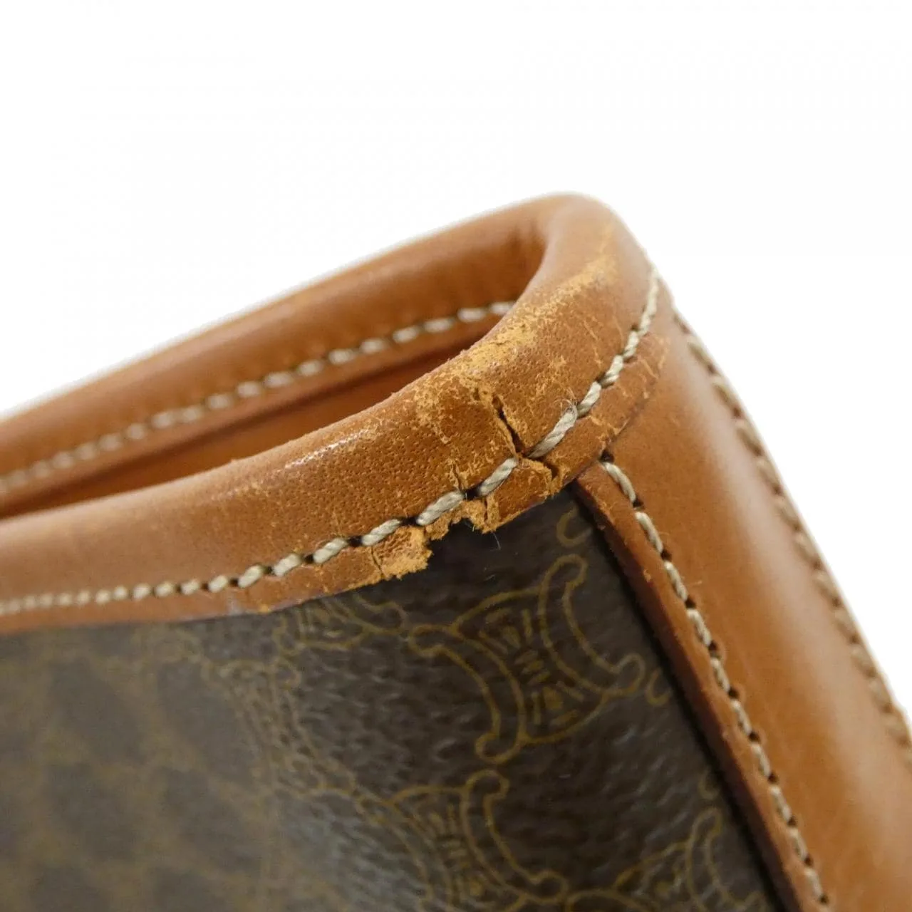 CELINE Handbag Canvas Brown Canvas Rank A - Thumbnail 5